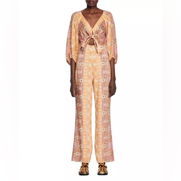 Sandro
Dieppe Printed Wide Leg Jumpsuit - Picture 1 of 12